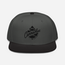 Script Cone Dark Snapback Hat