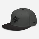 Script Cone Dark Snapback Hat