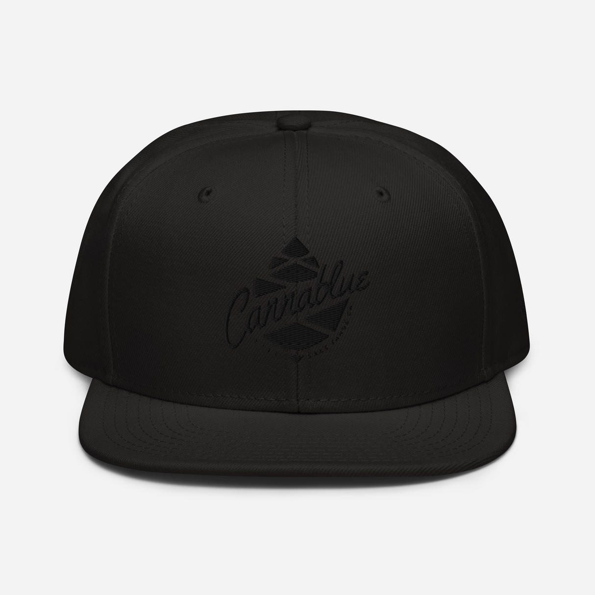 Script Cone Dark Snapback Hat