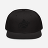 Script Cone Dark Snapback Hat