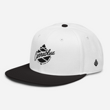 Script Cone Dark Snapback Hat