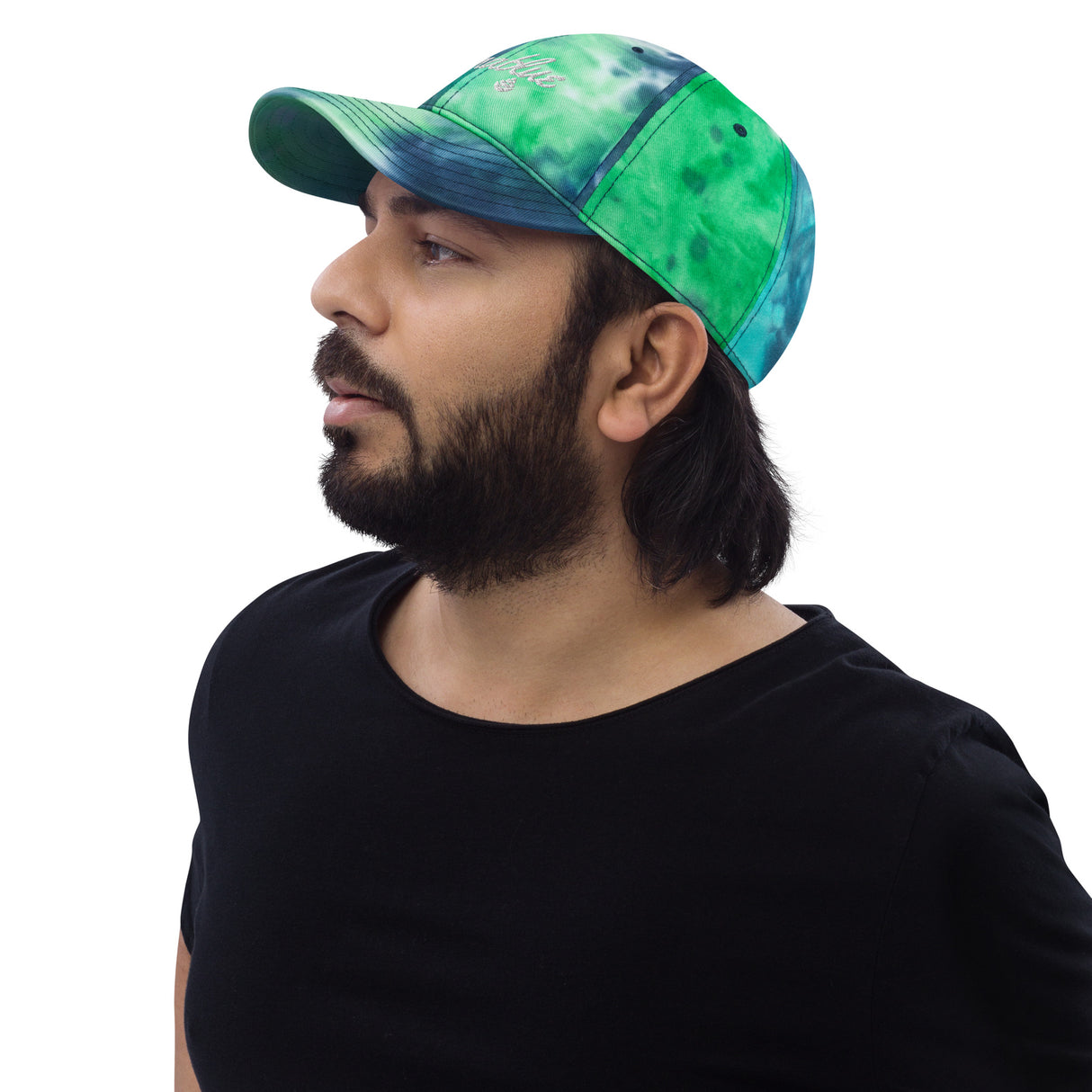 Script Tie dye hat