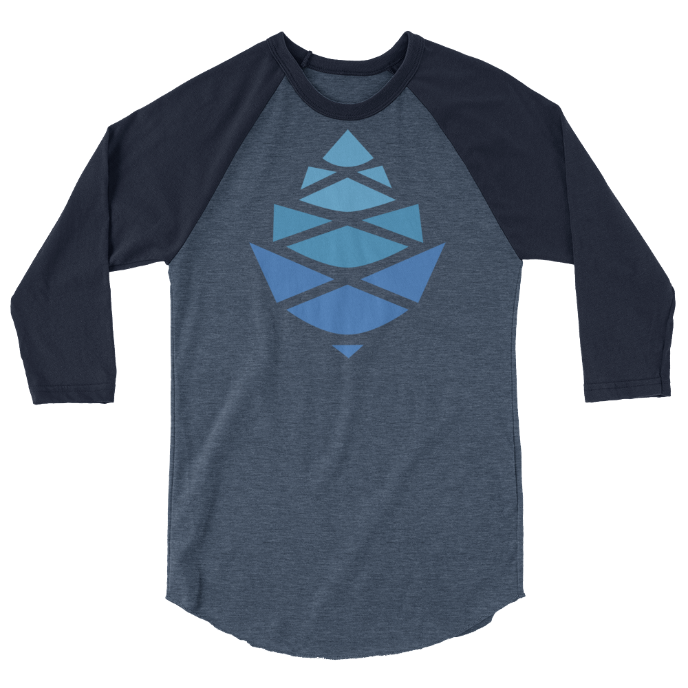 BIG CONE 3/4 sleeve raglan shirt