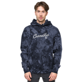 Script Champion tie-dye hoodie