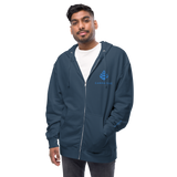 Cone Unisex fleece zip up hoodie