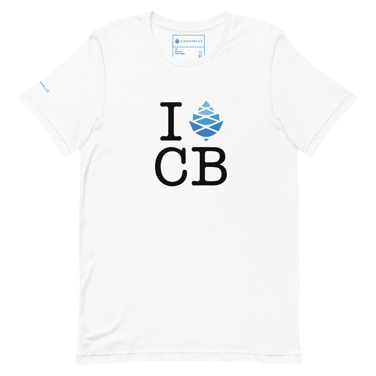 I LOVE CANNABLUE Unisex t-shirt