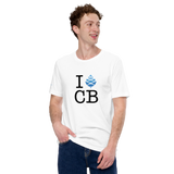 I LOVE CANNABLUE Unisex t-shirt