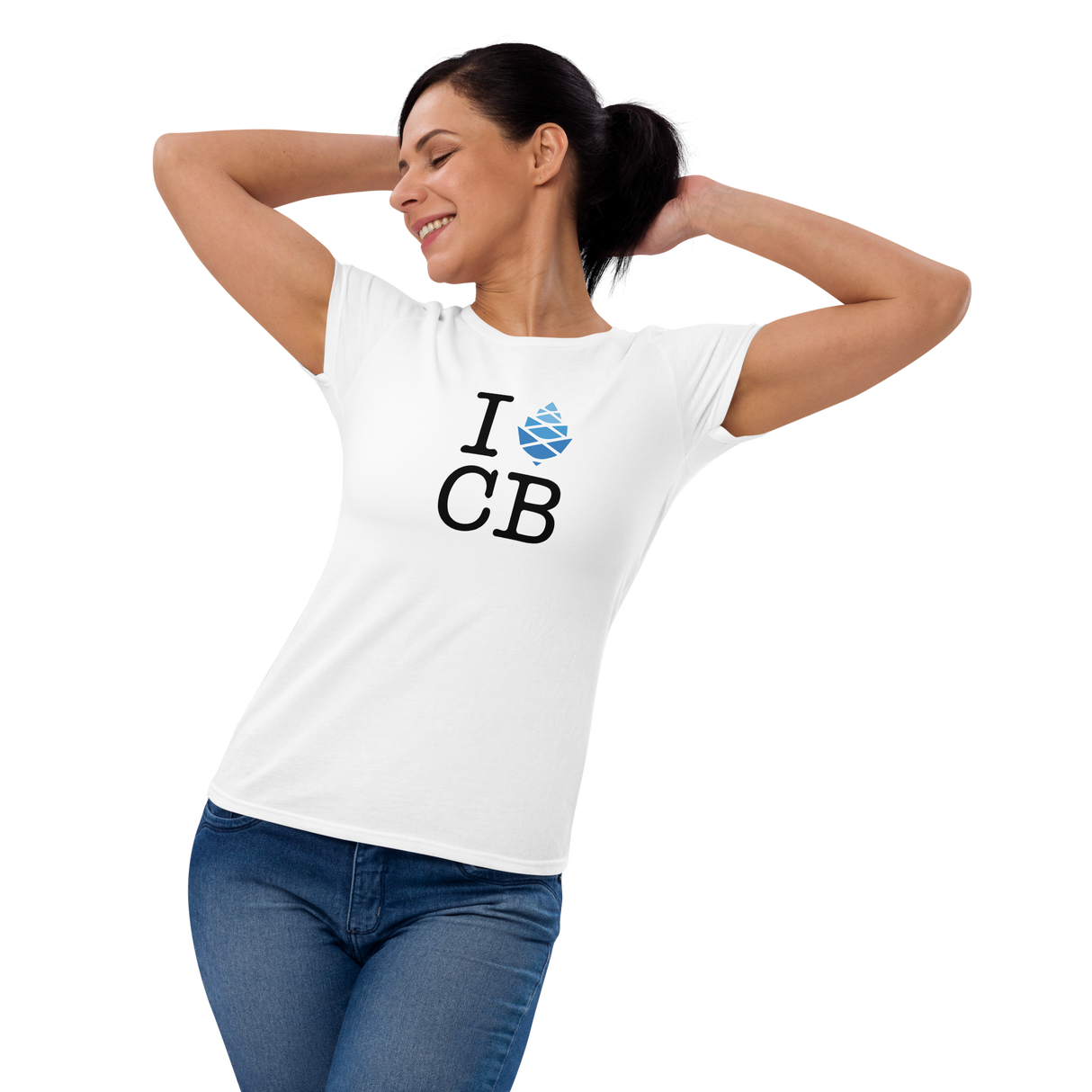 I LOVE CANNABLUE Women's short sleeve t-shirt