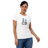 I LOVE CANNABLUE Women's short sleeve t-shirt