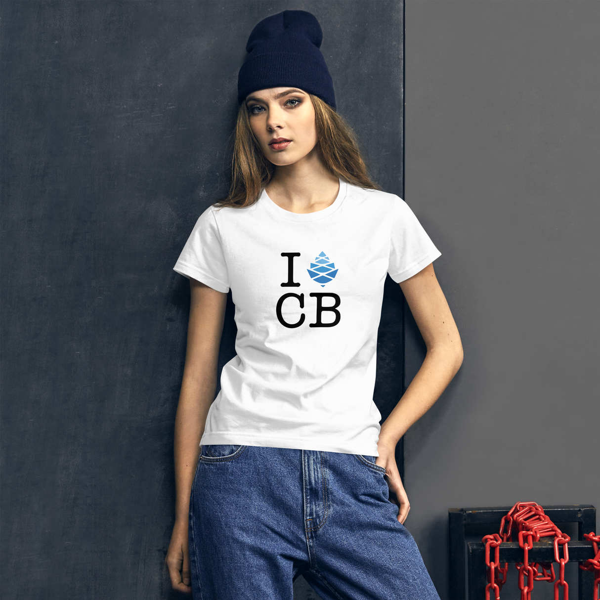 I LOVE CANNABLUE Women's short sleeve t-shirt
