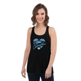 HEART Women's Flowy Racerback Tank