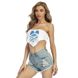 cone heart All-Over Print Women's Triangle Tube Top