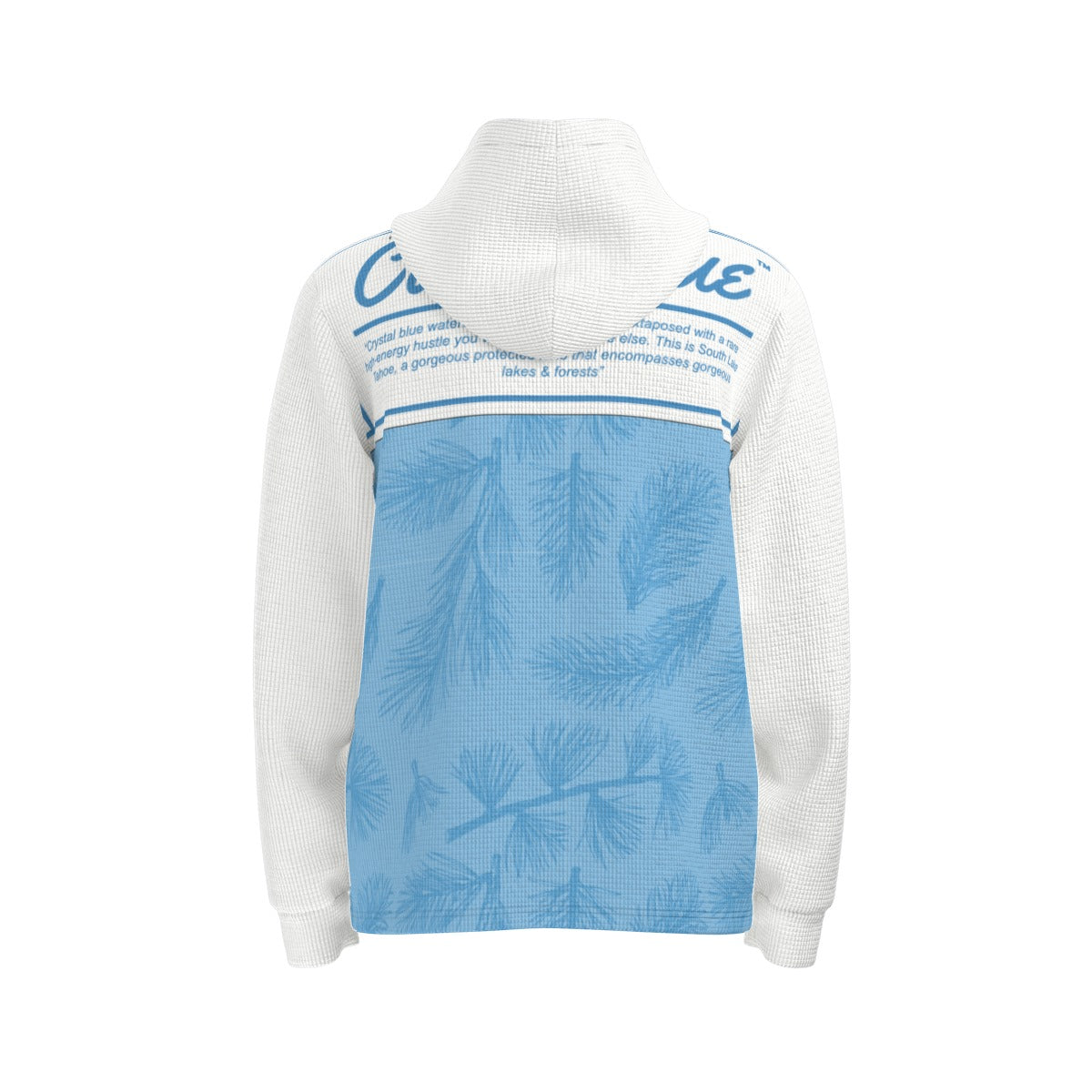 therma All-Over Print Men's Half  Button Hoodie