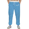 Blue All-Over Print Men'S Thick Sweatpants