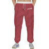 Red All-Over Print Men'S Thick Sweatpants